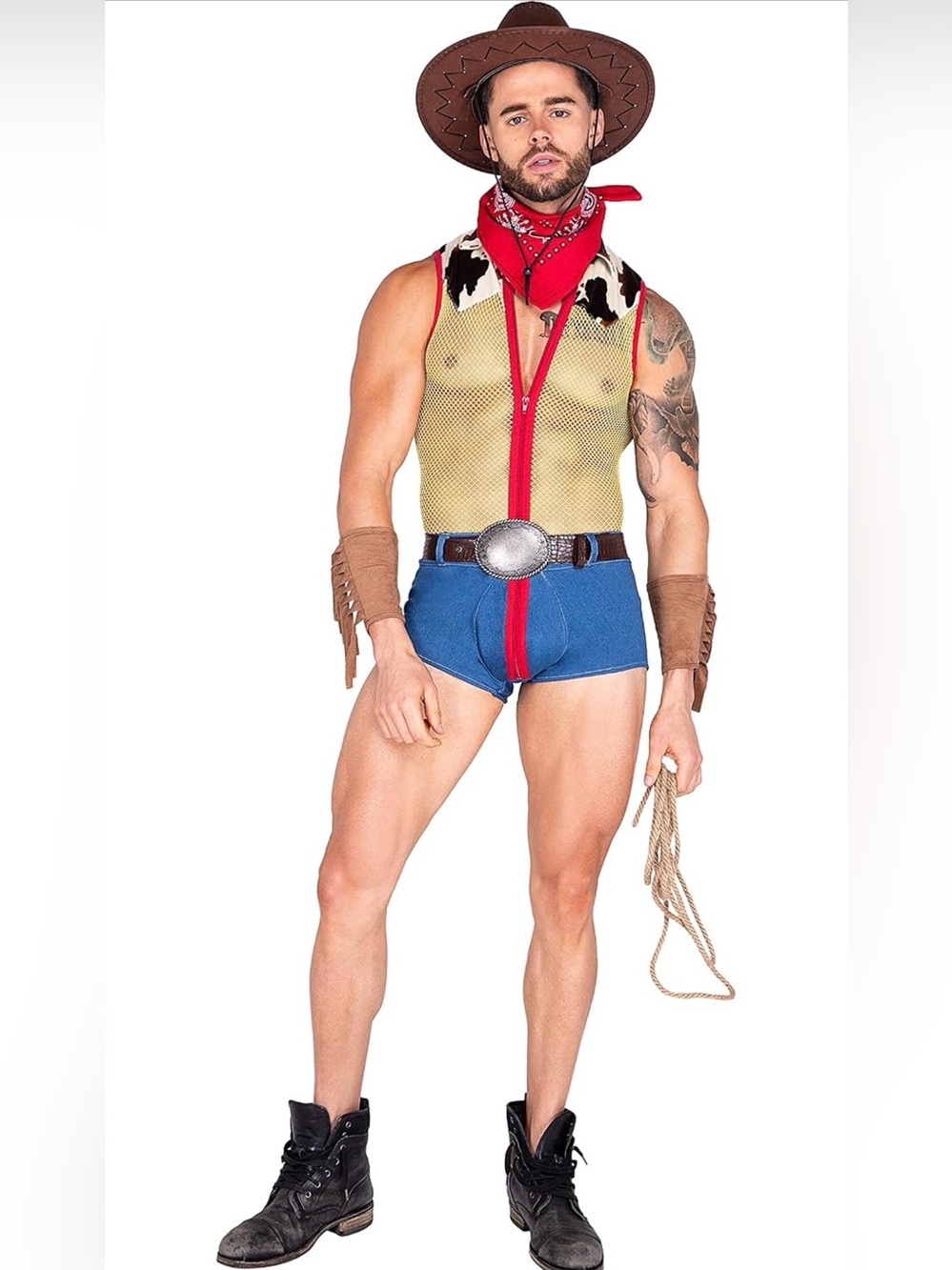 Playful Sheriff Men’s Costume By Roma - Brand New -
